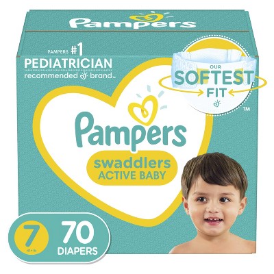 Pampers Swaddlers Diapers Enormous Pack - Size 7 - 70ct