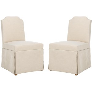 Clarste Dining Chair (Set of 2) - DCH4501 - Sand - Safavieh - 1 of 4