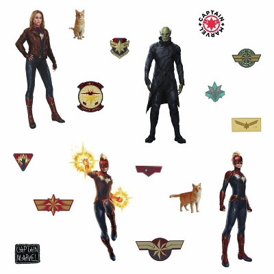 Captain Marvel Peel and Stick Wall Decals - RoomMates