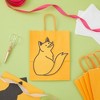 Blue Panda 25 Pack Medium Paper Gift Bags with Handles for Candy, Gifts, Orange, 8 x 10 x 4 In - 2 of 4