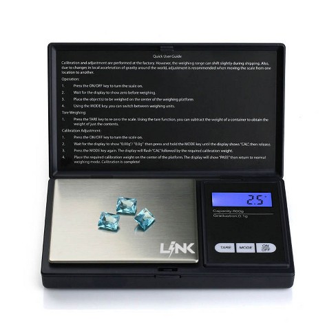 Insten Mini Digital Pocket Scale in Grams & Ounces - Portable &  Multifunction for Food, Jewelry - 0.01g Precise with 500g Capacity