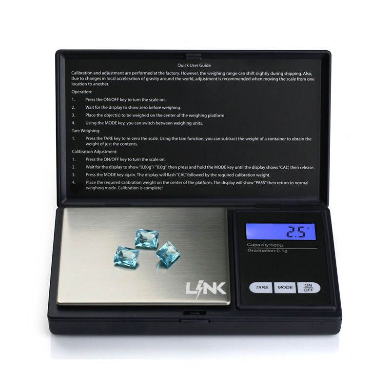 Link Digital Pocket Precise  Scale 100g x 0.01g Kitchen, Food, Herbs, Powder, Medicine & More Backlit LCD, Tare Function Batteries Included, 1 of 10