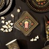 Blue Panda 50 Pack Movie Night Napkins, Disposable 3-Ply Cocktail Paper Napkins for Themed-Parties (Black, 5 x 5 In) - 2 of 4