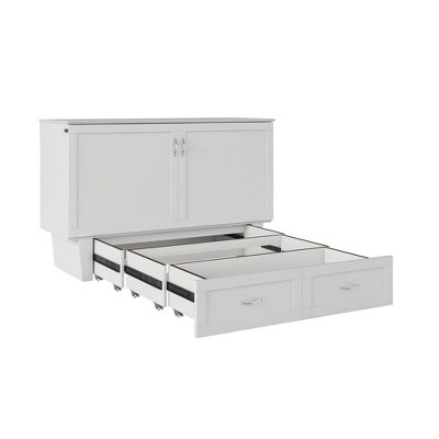 Queen Monroe Murphy Bed Chest USB Turbo Charger - AFI