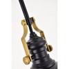 Elegant Lighting Eamon Collection Pendant D13 H13.3 Lt:1 Oil rubbed bronze Finish - 3 of 4