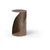 Whiteline Modern Living Willie Large Side End Table, Black/White - 4 of 4