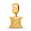 Black Bow Jewelry 14k Yellow Gold Plated Sterling Silver Miami Redhawks NCAA Bead Charm - 4 of 4