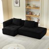 GDFStudio Ocilla Corduroy Upholstery L-Shape Sectional Sofa with Chaise Lounge - 2 of 4