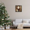 Stupell Industries White Calf with Holiday Lights Framed Giclee Art - 3 of 4