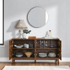 60.5" Mid-Century Modern Sideboard with Storage, TV Media Console Table with 4 Doors & Adjustable Shelves,Buffet Cabinet for Home - 3 of 4