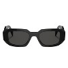 Prada PR 17WS 1AB5S0 Womens Rectangle Sunglasses Black 49mm - 2 of 3