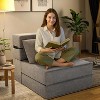 Homdox Folding Sofa Bed Chair with Pillow,Convertible Fold Out Chair Bed Sleeper,Foam Floor Mattress, Foldable Futon Couch Bed for Living Room/Dorm - 2 of 4