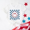 Simply Sage Market S.W.Smiley Patriotic Smiley Stars Short Sleeve Tee - 3 of 4