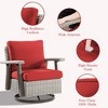YARDSIGHT  Outdoor Swivel Patio Chairs with 360° Rotation, All-Weather PE Wicker Armchairs with Cushions for Garden, Deck, Porch, and Backyard - 4 of 4
