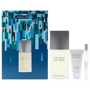 LEau DIssey by Issey Miyake for Men - 3 Pc Gift Set 4.2oz EDT Spray, 0.33oz EDT Spray (Mini), 1.6oz Shower Gel - 1 of 4