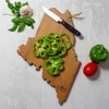 Totally Bamboo Maine Summer Stokes Cutting Board: Lightweight Bamboo, Multicolored, 15"x10.5", Hand Wash, 1-Year Warranty - 4 of 4