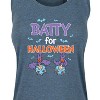 Women's - Dr. Seuss - Batty For Halloween Thing 1 and Thing 2 Graphic Racerback Tank - 2 of 4