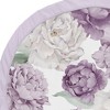Sweet Jojo Designs Girl Baby Tummy Time Playmat Peony Floral Garden Purple and Ivory - 3 of 4