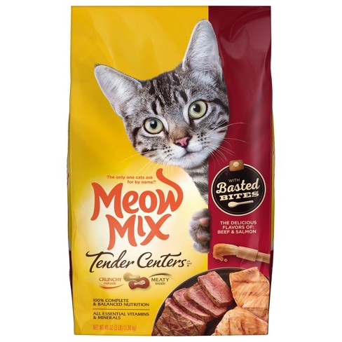 Meow Mix Tender Centers With Basted Bites With Flavors Of Beef