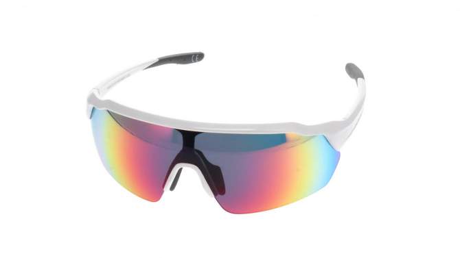 Men&#39;s Shield Sunglasses with Mirrored Lenses - All In Motion&#8482; White, 2 of 5, play video