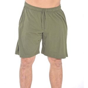 At The Buzzer Men's Pajama Shorts  -  Sleepwear Bottoms for Men with Pockets -  PJs - 1 of 3