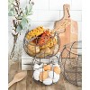 Design Imports Vintage Grey Round Basket Set/3 - 4 of 4