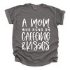 Simply Sage Market A Mom Who Runs On Caffeine And Kisses Garment Dyed Tee - 2XL - Pepper - 3 of 4