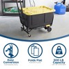 COSCO Compact 2-in-1 Folding Hand Truck and Rolling Cart, 300 lb. Weight Capacity, Black - image 4 of 4