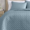 Riverbrook Home 3pc Queen Noble Tencel Coverlet Set Sky Blue: Woven Lyocell Bedding, Machine Washable - 2 of 4