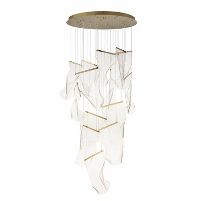 ET2 Lighting Rinkle 14 - Light Pendant in  French Gold