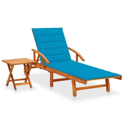Sunlounger With Table