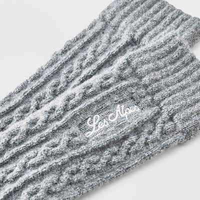 Women's Super Soft Embroidered 'Les Alpes' Cozy Crew Socks - Universal Thread Gray/Ivory 4-10 - image 3