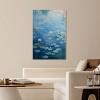 Art Remedy Lilypads in Blues Impressionism Wall Art Unframed - 2 of 4