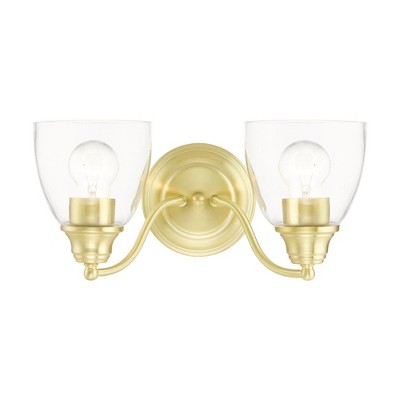 Livex Lighting Montgomery 2 - Light Vanity in  Satin Brass