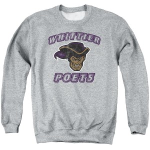 Whittier College Official Whittier Poets Logo Adult Crewneck Sweatshirt - 1 of 4