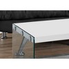 NicBex 44 Inch Rectangle Coffee Table with Tempered Glass Legs for Living Room,Dining Room,Bedroom - 4 of 4