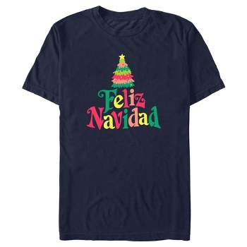 Men's Lost Gods Christmas Tree Feliz Navidad T-Shirt
