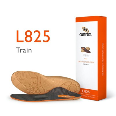 Aetrex Men's Train Posted Orthotics W/ Metatarsal Support