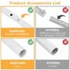GARPROVM 6.6FT White Round Wedding Arch Stand Arbor for Outdoor Events - 4 of 4