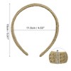 Unique Bargains Women's Fashion Straw Headband 5.91"x1.57"  1 Pc - 4 of 4