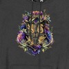 Hogwarts Floral Foliage Crest Pullover Hoodie - 2 of 4