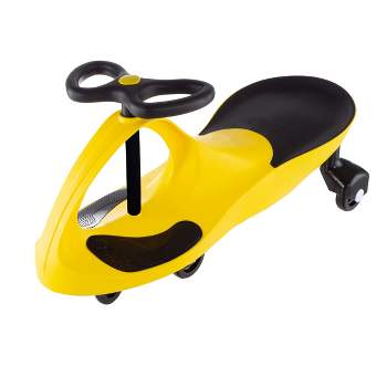 Toy Time Kid's Ride On Wiggle Car - Yellow