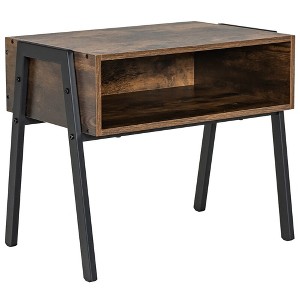Costway Stackable End Table Night Stand Bedside Table Shelf Accent Table - 1 of 4