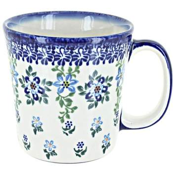 Blue Rose Polish Pottery 319 Kalich Coffee Mug