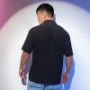 Campus Sutra Men Men's Midnight Black Oversized Woven Shirt - 4 of 4