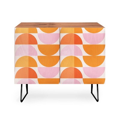 ThirtyOne Illustrations Tangerine Credenza - Deny Designs