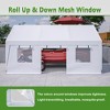 Gulches 13'x20' Heavy Duty Steel Carport Storage Canopy Garage Tent with Removable Sidewalls, Durable Outdoor Shelter - 3 of 4