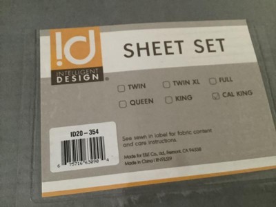 Twin Microfiber All Season Soft Touch Sheet Set Charcoal