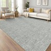 COZONY Washable Area Rug for Living Room, Bedroom & Dining Room,Non-Slip Backing Waffle Print Mat - 4 of 4
