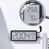 Minimalist Large Screen Clock - Digital Alarm Clock, LCD Display, Temperature and Humidity Measurement, Ultra Thin Electronic - 3 of 4